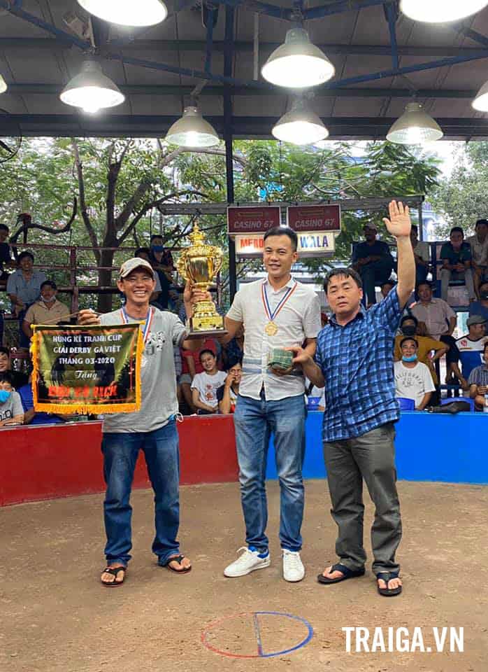 Chúc mừng Tính Gaking và chú Mỹ BT đồng vô địch giải Derby 4 gà Việt Bồ 67 hôm nay.